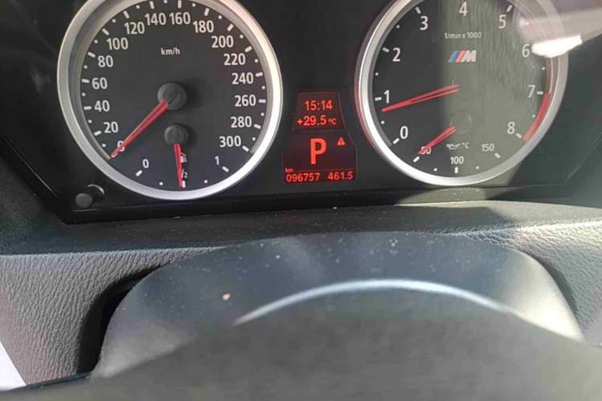 Used BMW X5 2010 X5 M Odometer Close Up