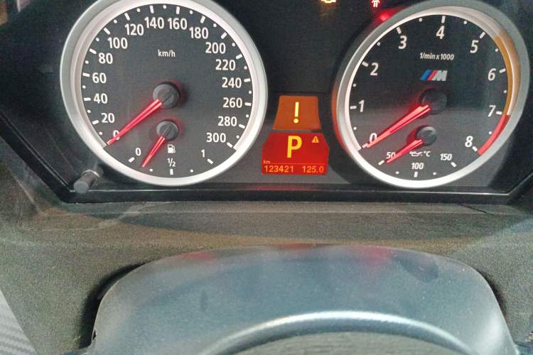 Used BMW X5 2010 X5 M Odometer Close Up