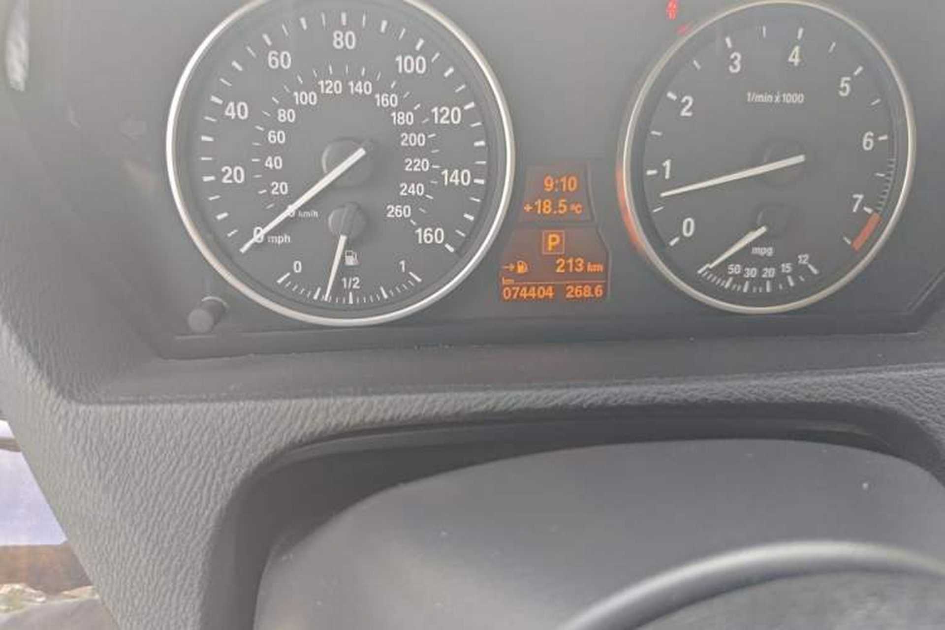 Used BMW X5  Odometer Close Up