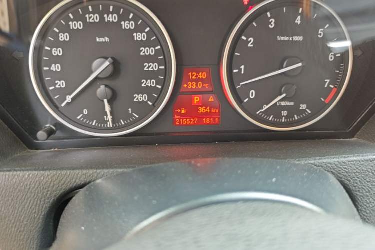 Used BMW X5 2011 xDrive35i Luxury Model Odometer Close Up