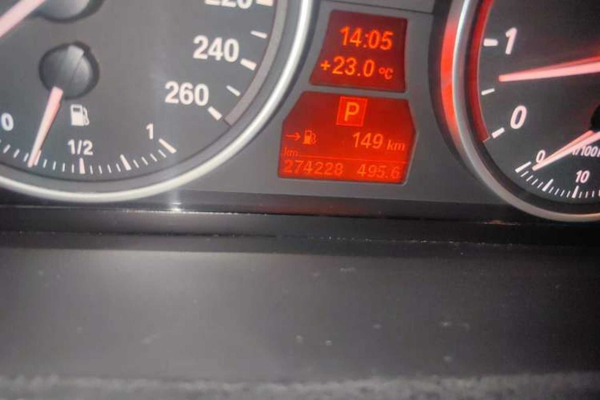 Used BMW X5 2011 xDrive35i Luxury Model Odometer Close Up