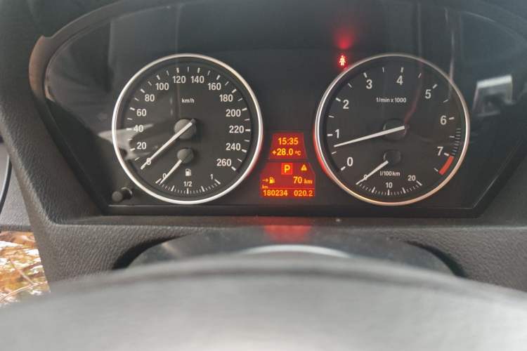 Used BMW X5 2011 xDrive35i Luxury Model Odometer Close Up