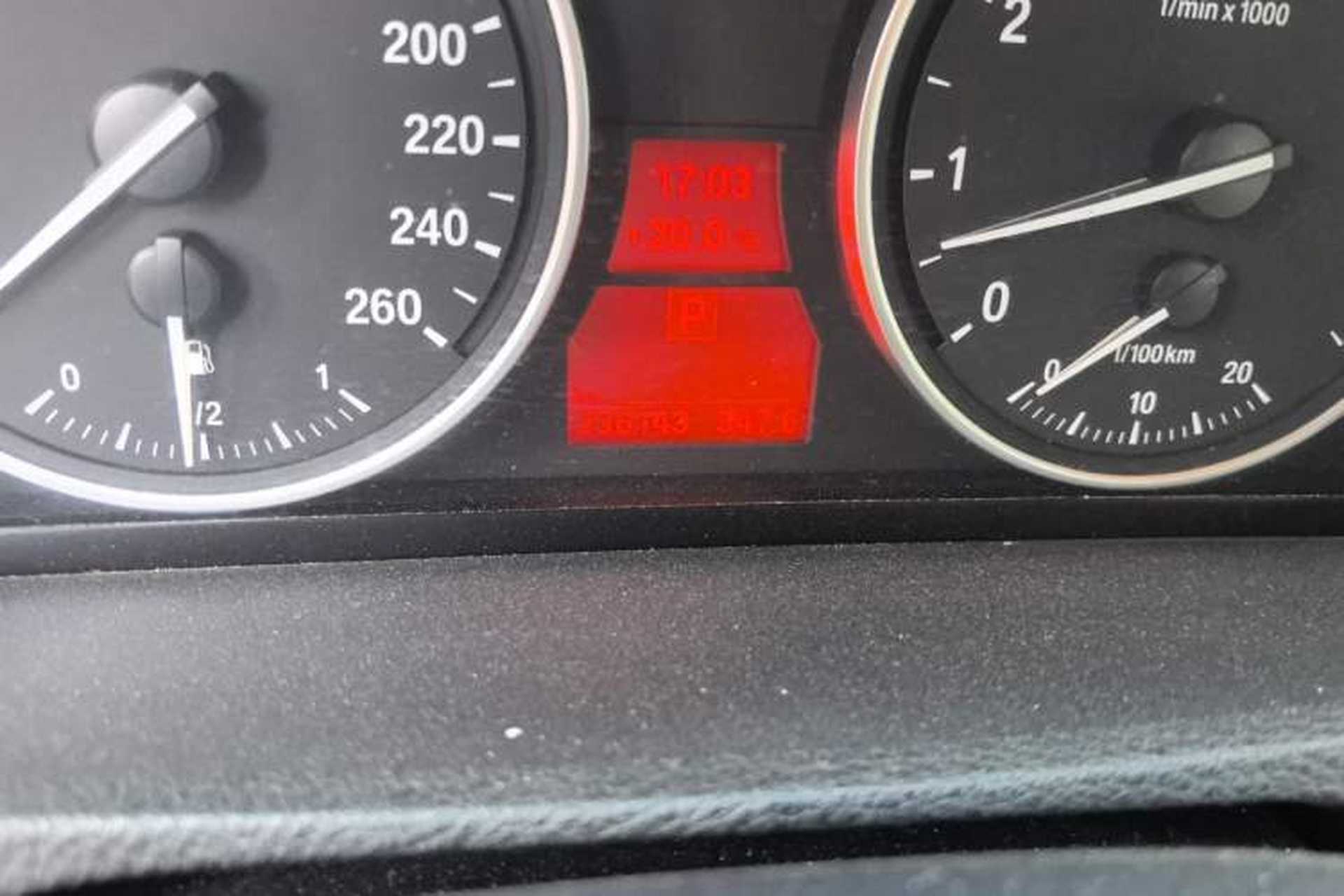 Used BMW X5 2011 xDrive35i Luxury Model Odometer Close Up