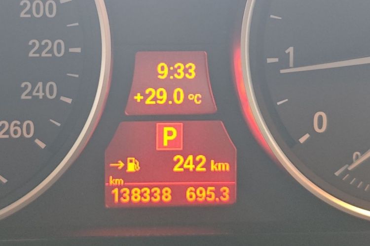 Used BMW X5 2011 xDrive35i M Sport model Odometer Close Up