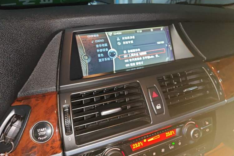 Used BMW X5 2012 xDrive35i U.S. specification Audio And AC Panel