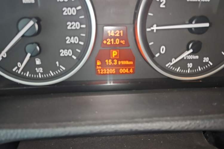 Used BMW X5 2013 xDrive35i Leading Model Odometer Close Up