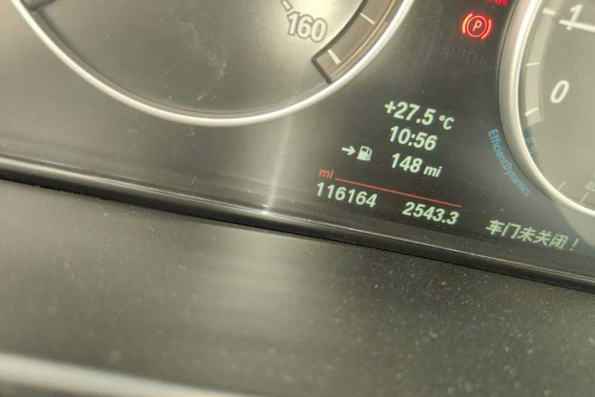 Used BMW X5  Odometer Close Up