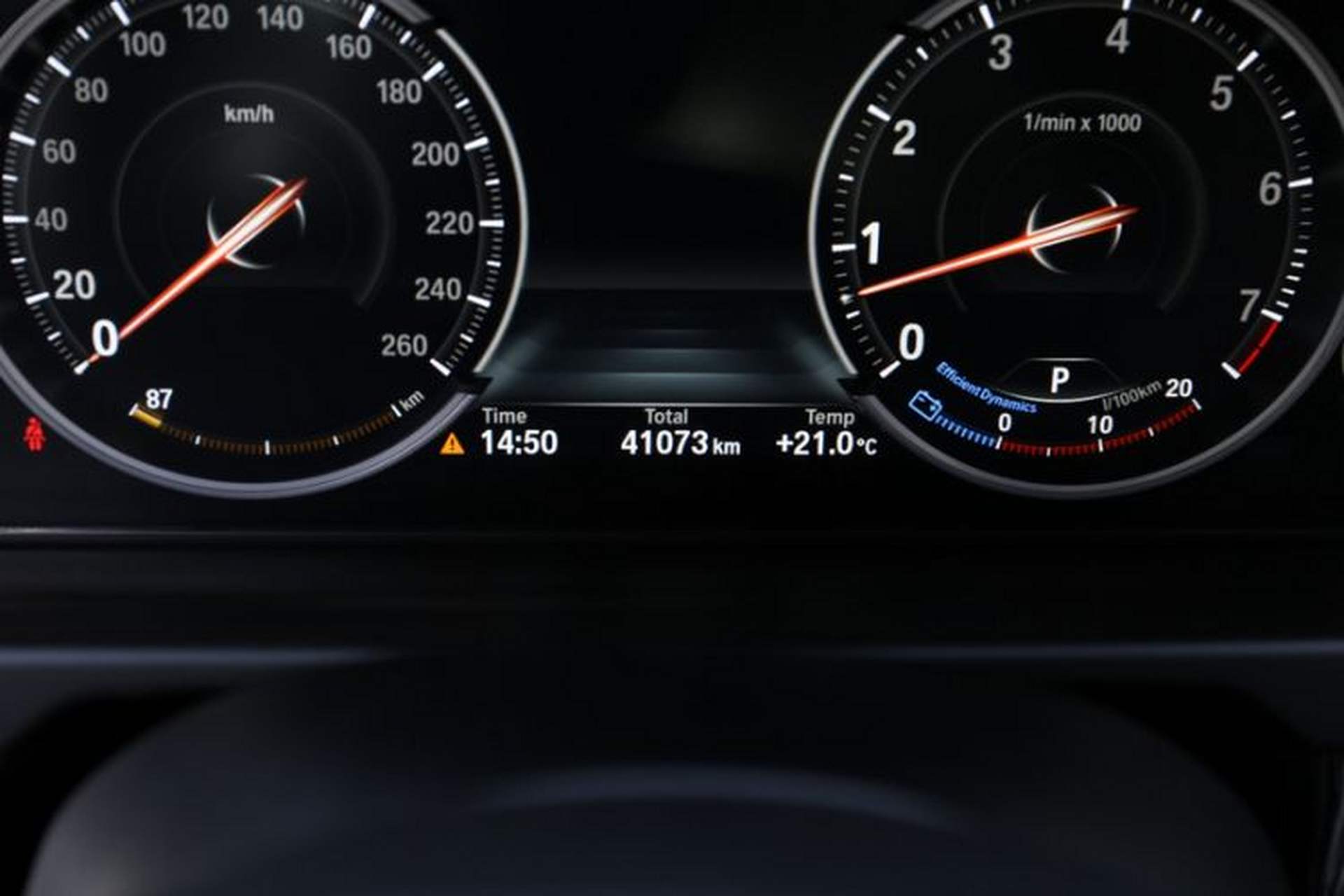 Used BMW X5 2014 xDrive35i Leading Model Odometer Close Up