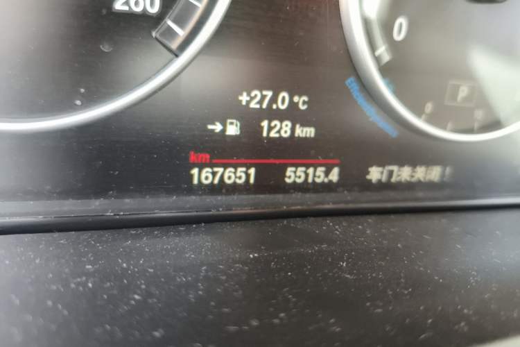 Used BMW X5 2014 xDrive35i Elegant Edition Odometer Close Up