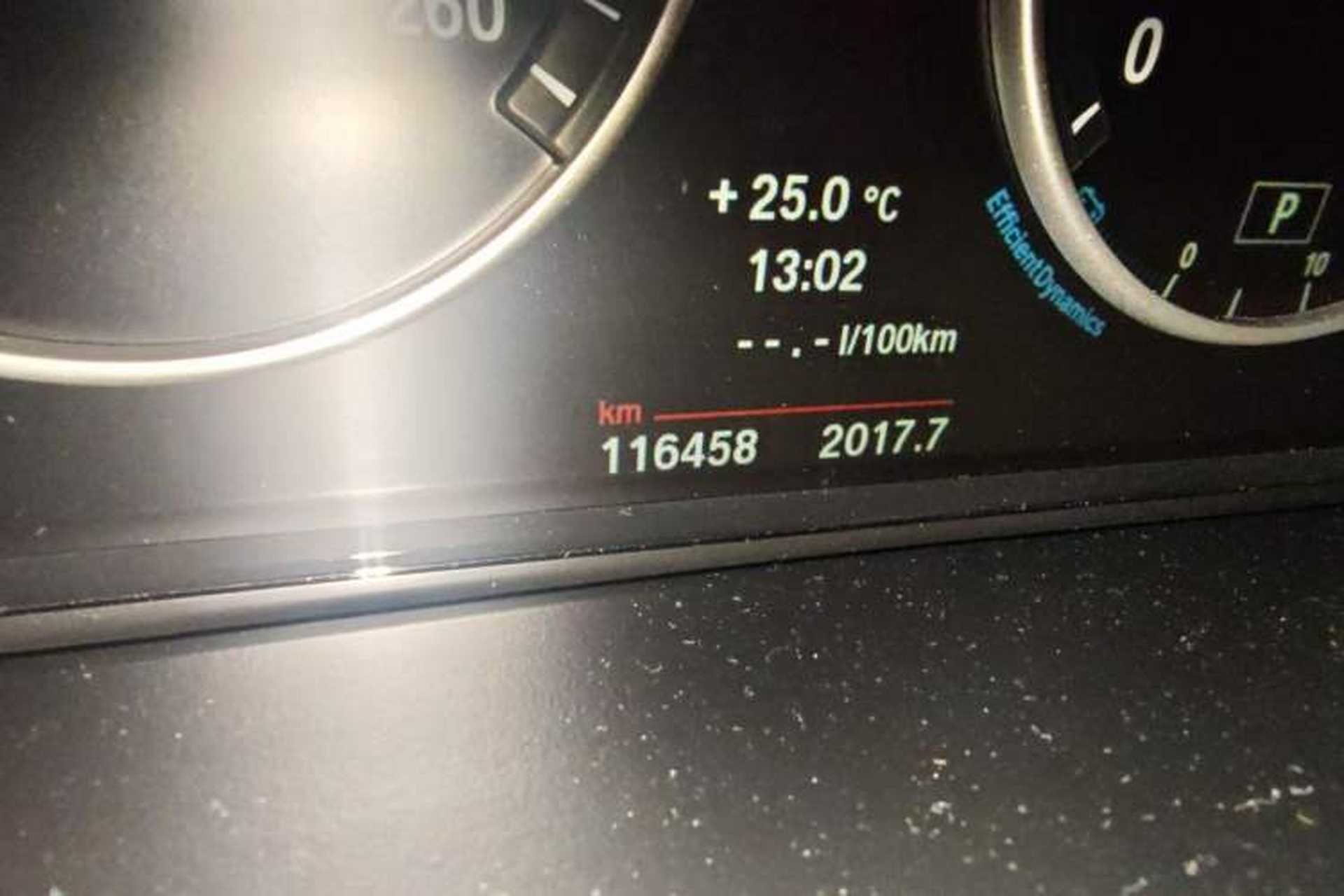 Used BMW X5 2014 xDrive35i Elegant Edition Odometer Close Up