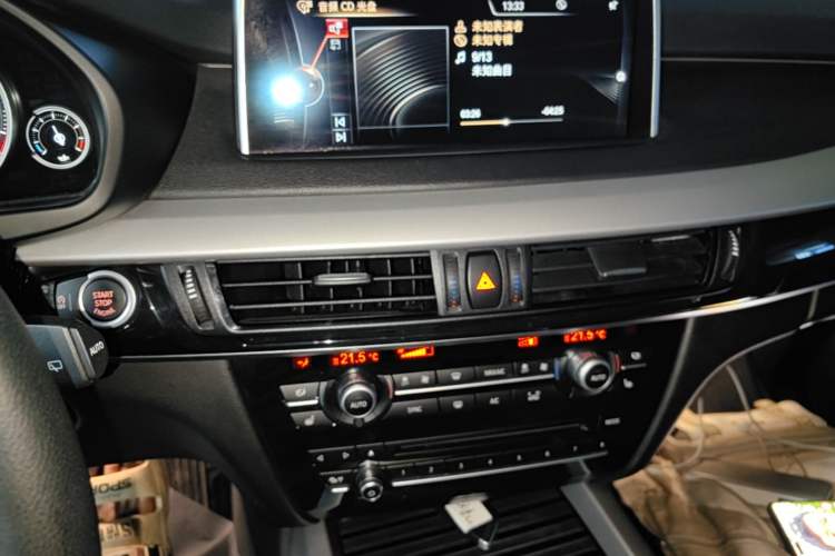Used BMW X5 2016 xDrive35i parallel import Audio And AC Panel