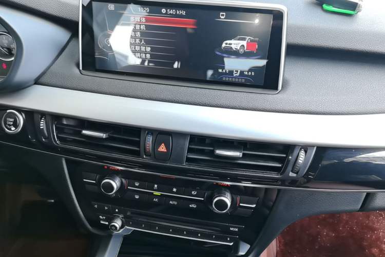 Used BMW X5 2017 xDrive35i parallel import Audio And AC Panel