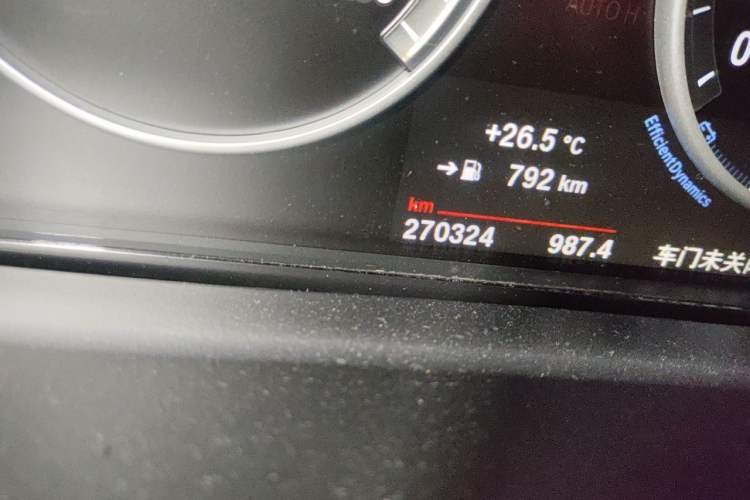 Used BMW X5 2017 xDrive35i Elegant Edition Odometer Close Up