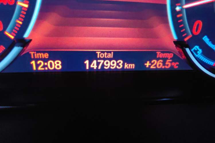 Used BMW X5 2017 xDrive35i M Sport Edition Odometer Close Up
