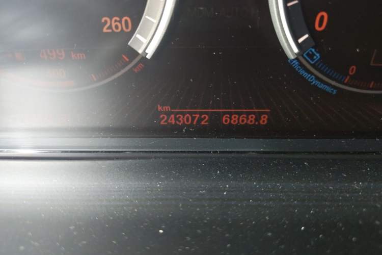 Used BMW X5 2017 xDrive35i M Sport Edition Odometer Close Up