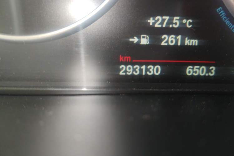 Used BMW X5 2017 xDrive28i Odometer Close Up
