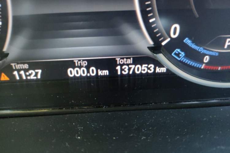 Used BMW X5 2017 xDrive35i M Sport Edition Odometer Close Up