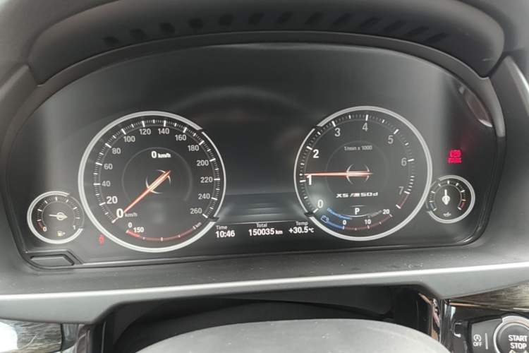 Used BMW X5 2017 xDrive35i Standard Model U.S. Specification Instrument Cluster