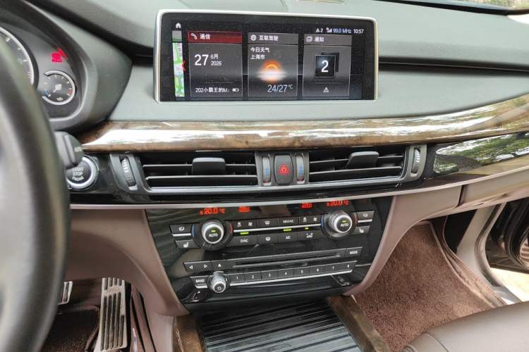 Used BMW X5 2017 xDrive35i Elegant Edition Audio And AC Panel