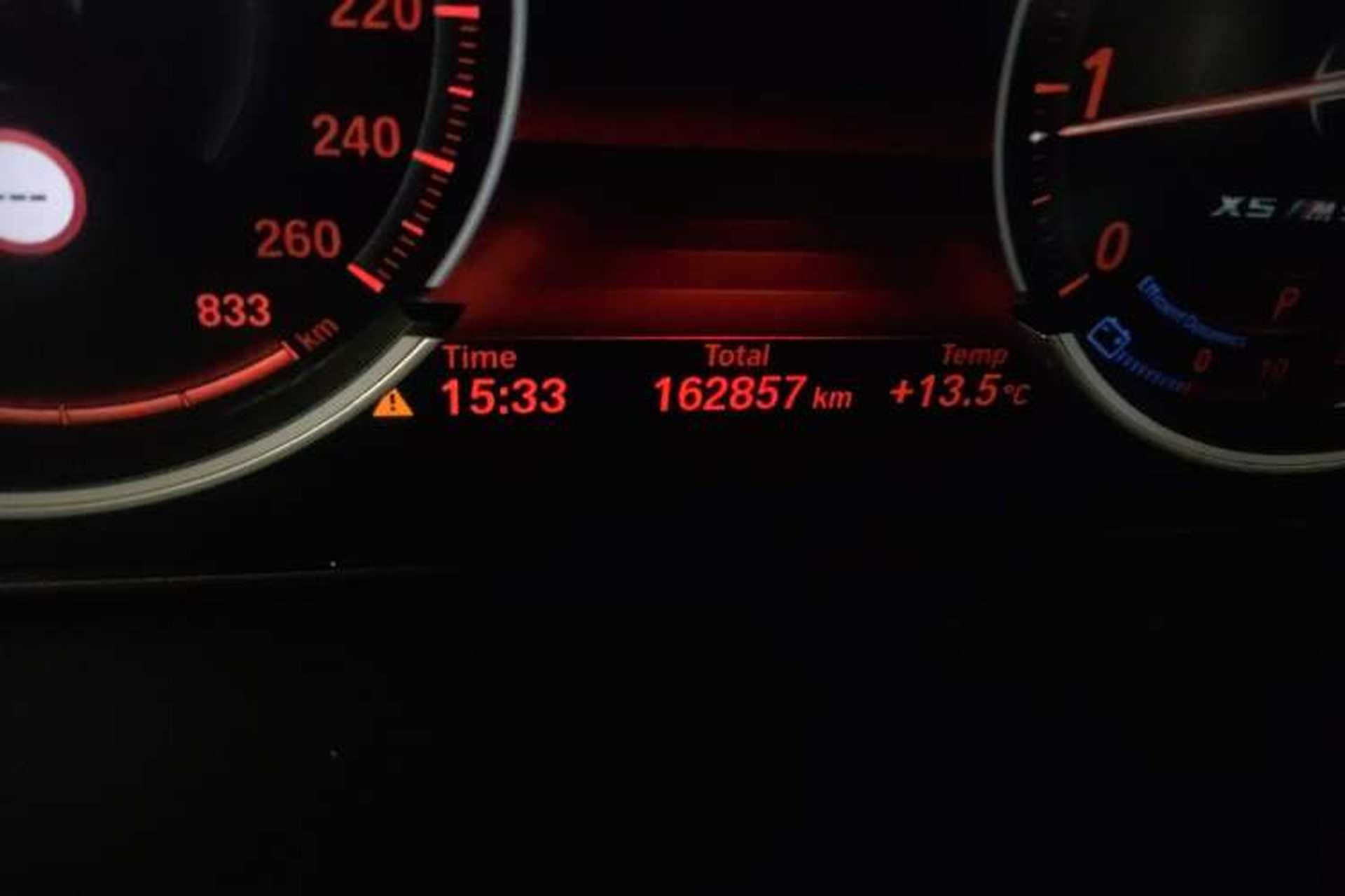 Used BMW X5 2017 xDrive28i Odometer Close Up