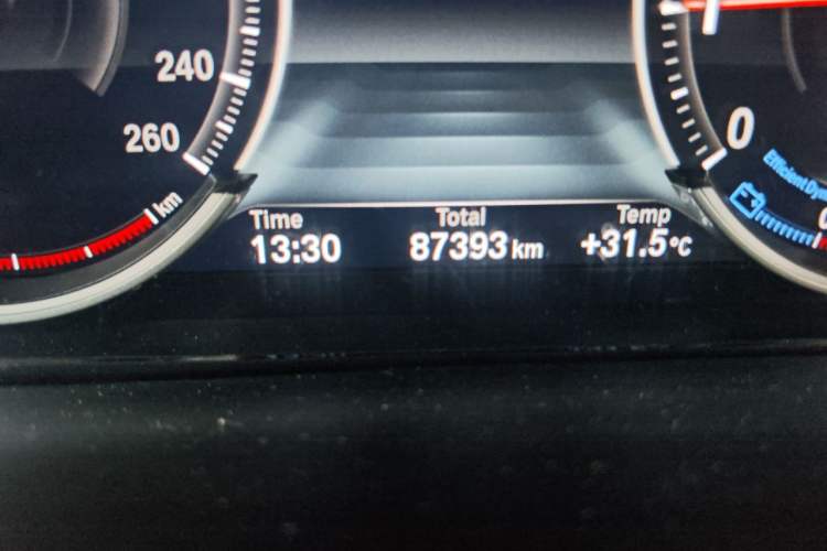 Used BMW X5 2018 xDrive35i Elegant Edition Odometer Close Up