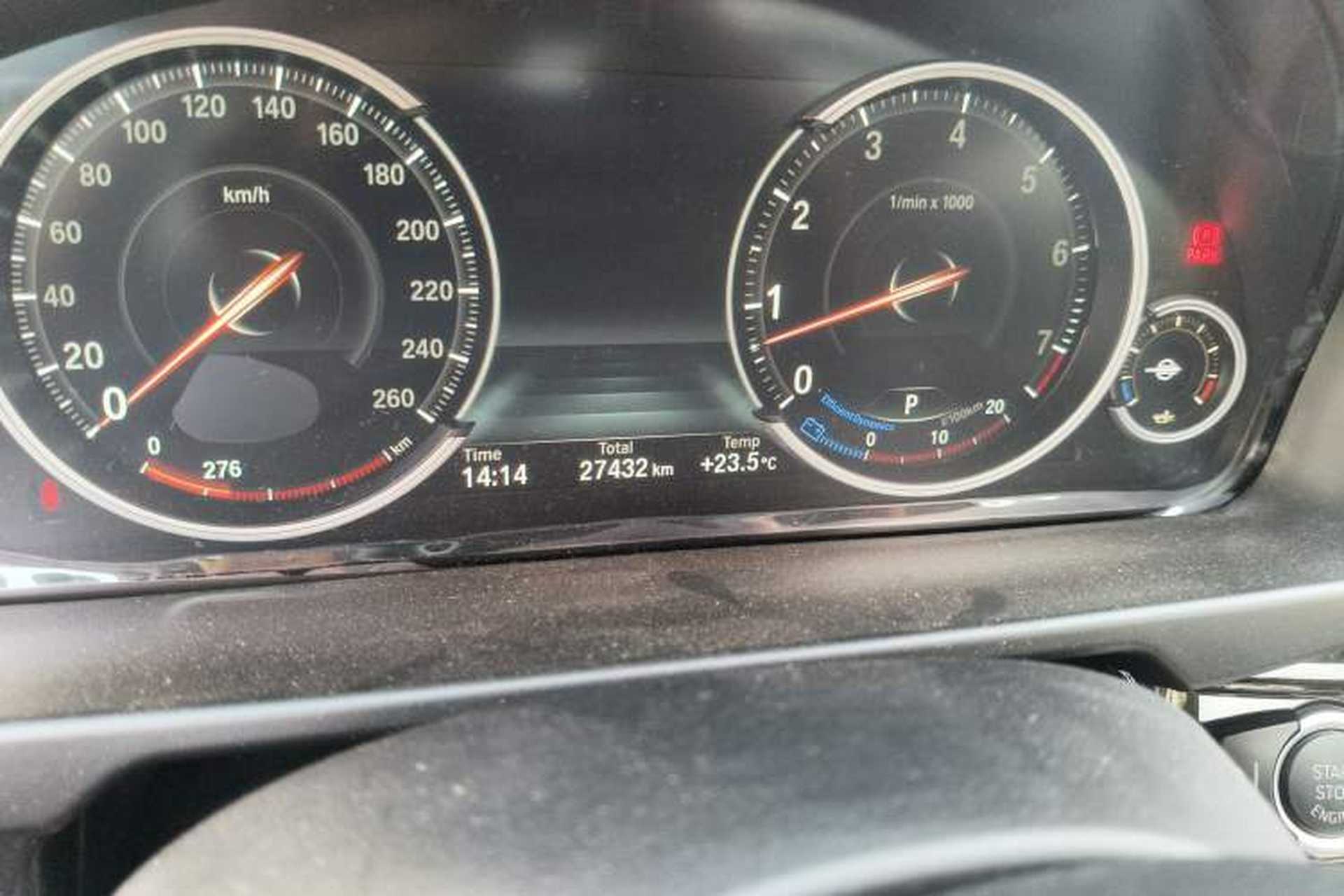 Used BMW X5 2018 xDrive35i Elegant Edition Odometer Close Up