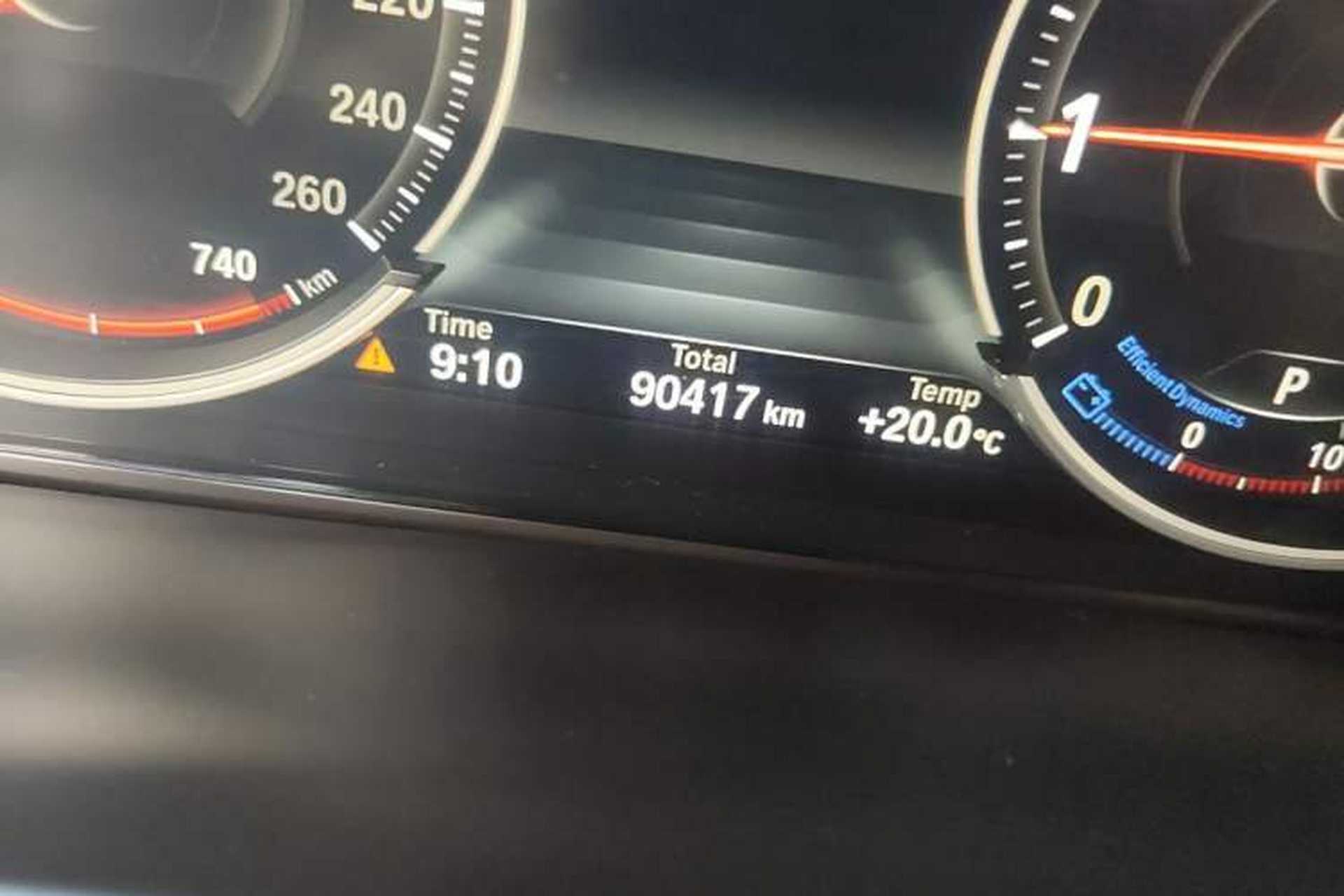 Used BMW X5 2018 xDrive35i Elegant Edition Odometer Close Up