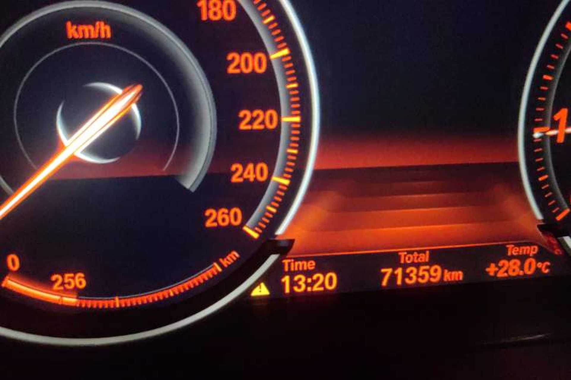 Used BMW X5 2018 xDrive35i M Sport Edition Odometer Close Up
