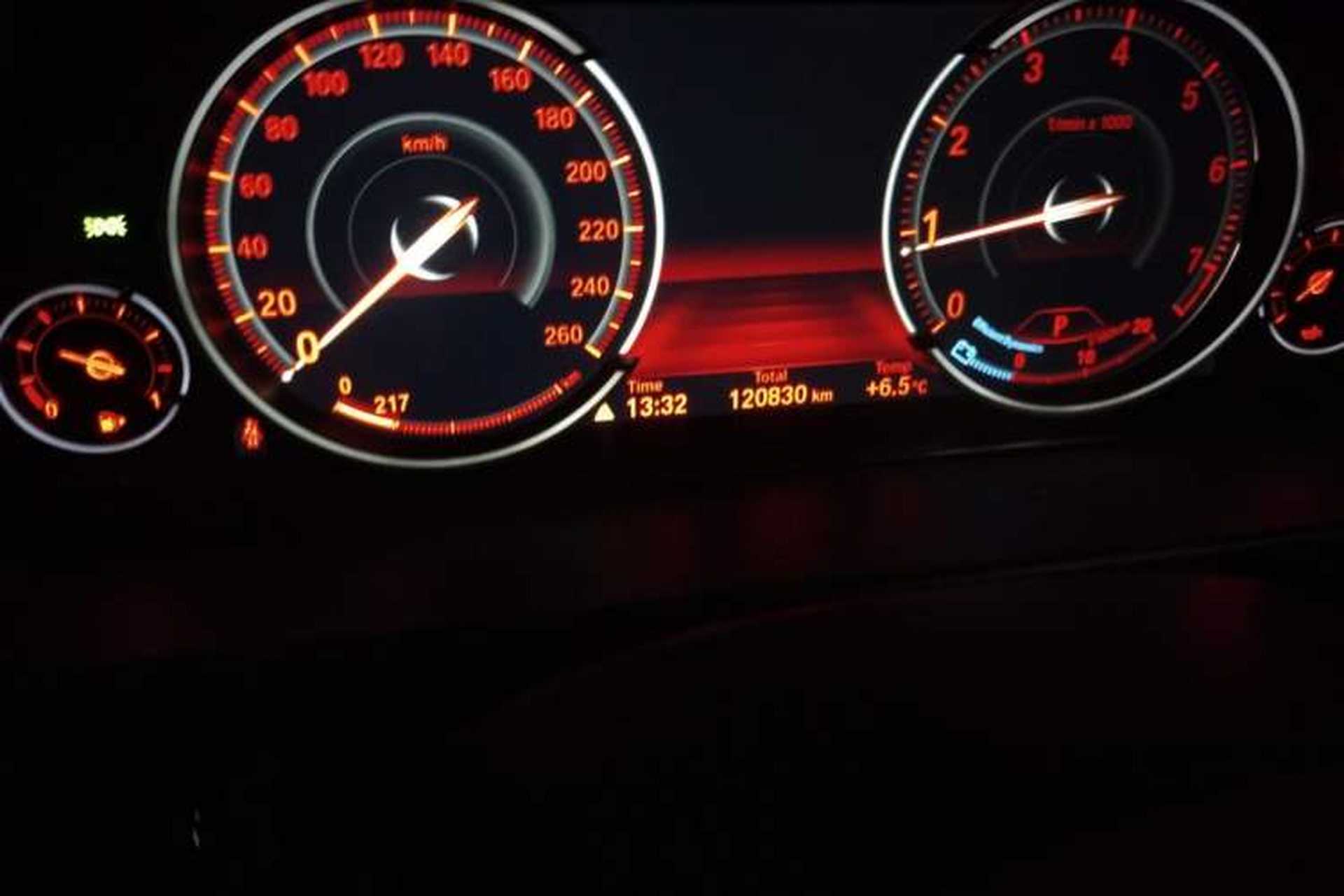 Used BMW X5 2018 xDrive28i Odometer Close Up