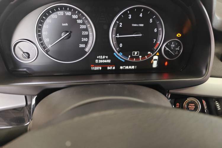 Used BMW X5  Odometer Close Up