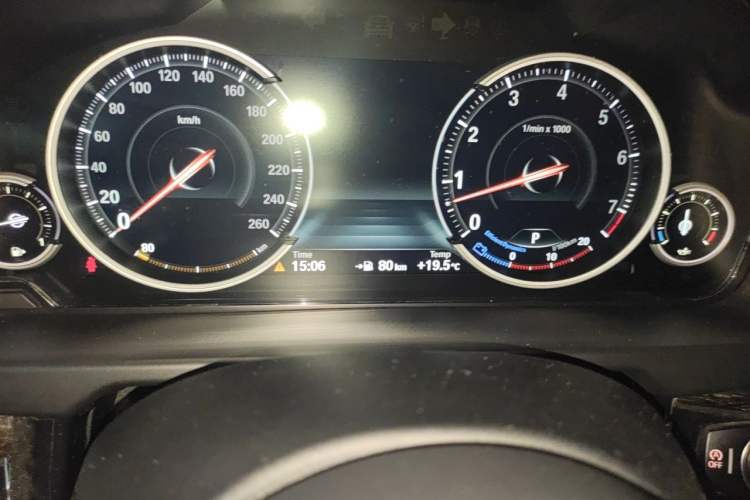 Used BMW X5 2018 xDrive35i M Sport Edition Odometer Close Up
