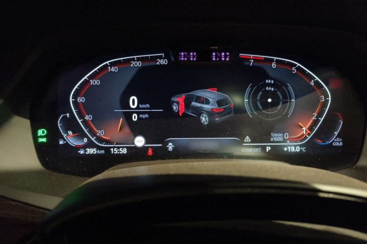 Used BMW X5 2019 xDrive40i Luxury Model with M Sport Package Instrument Cluster