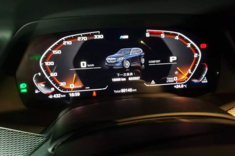 Used BMW X5 2019 xDrive40i Luxury Model with M Sport Package Instrument Cluster