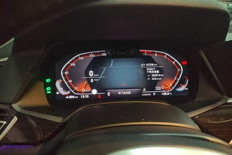 Used BMW X5 2019 xDrive40i Luxury Model with M Sport Package Instrument Cluster