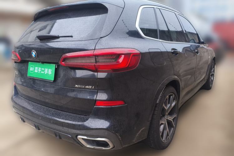Used BMW X5 2019 xDrive40i Luxury Model with M Sport Package Rear Right 45 Deg