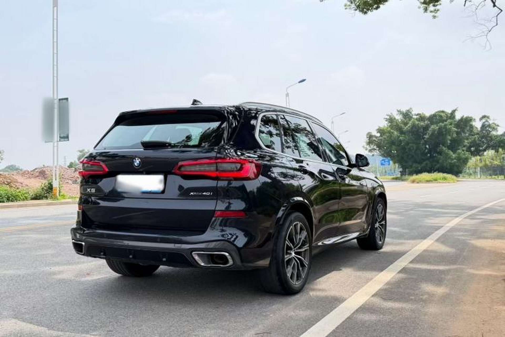 Used BMW X5 2019 xDrive40i M Sport Package Rear Right 45 Deg
