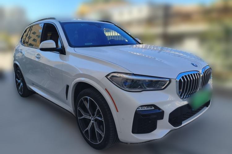 Used BMW X5 2019 xDrive40i Luxury Model with M Sport Package Front Right 45 Deg