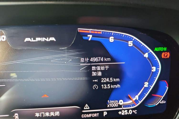 Used BMW X5 2019 xDrive40i M Sport Package Odometer Close Up