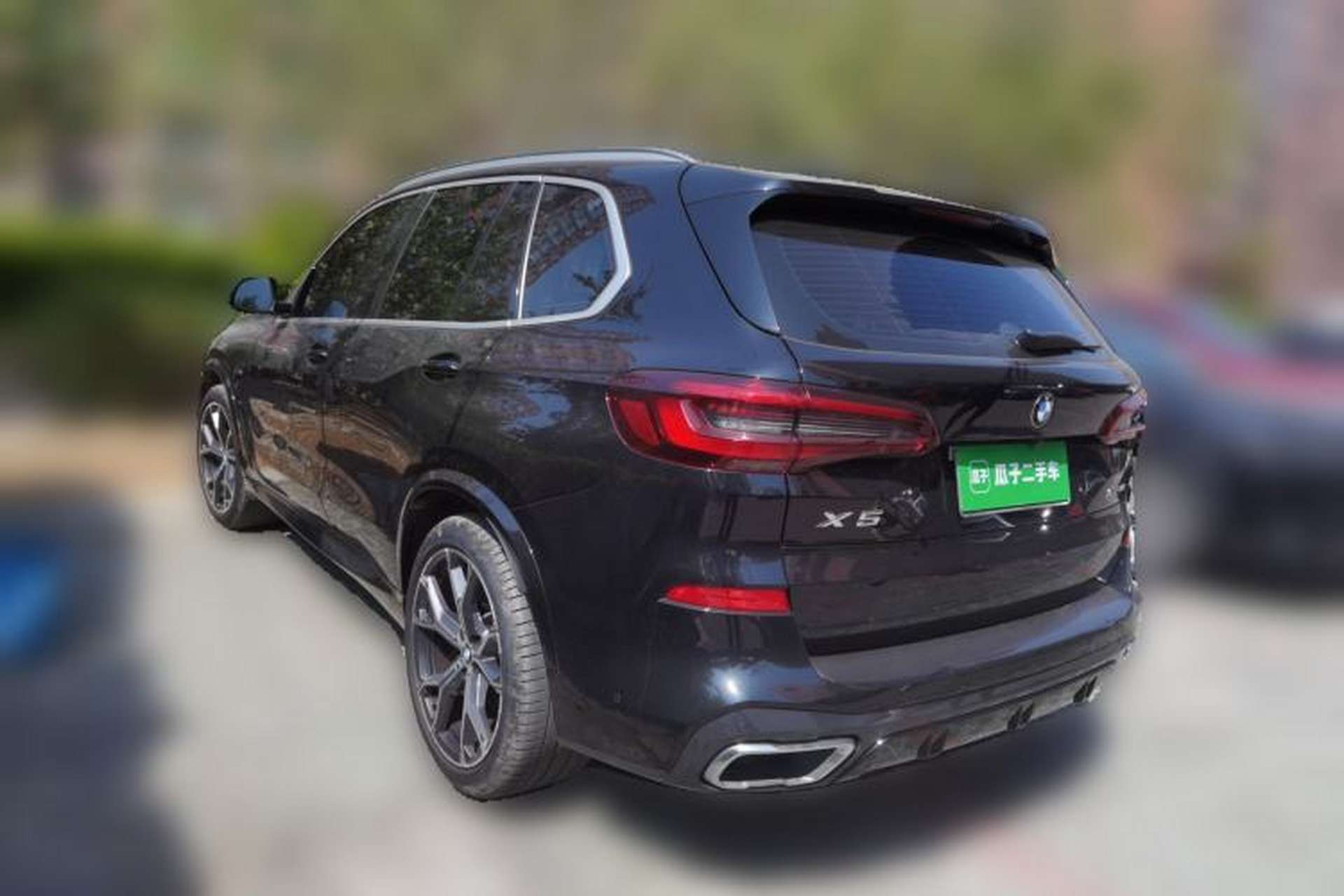 Used BMW X5 2020 xDrive40i Luxury Model with M Sport Package Rear Left 45 Deg