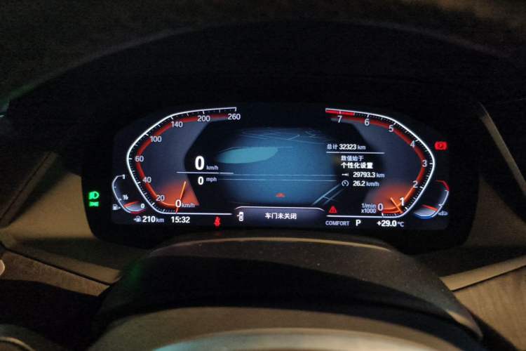Used BMW X5 2020 xDrive40i M Sport Package Odometer Close Up