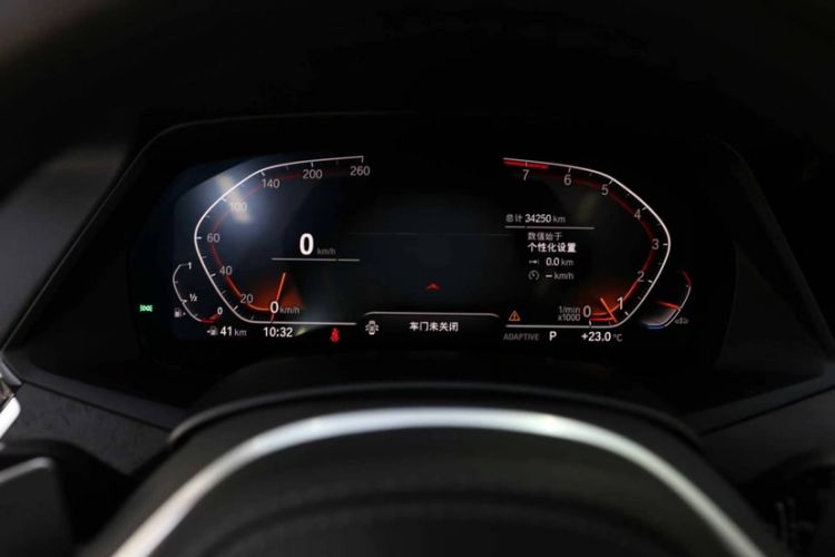 Used BMW X5 2020 xDrive40i M Sport Package Odometer Close Up