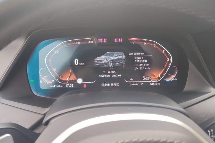 Used BMW X5 2020 xDrive40i Luxury Model with M Sport Package Instrument Cluster