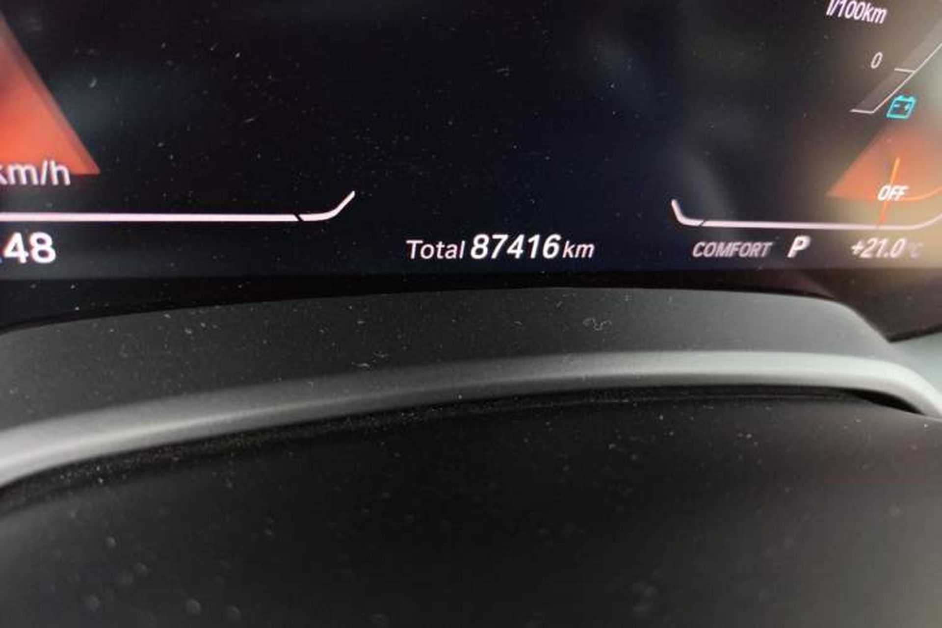 Used BMW X5 2020 xDrive30i X Design Package Odometer Close Up