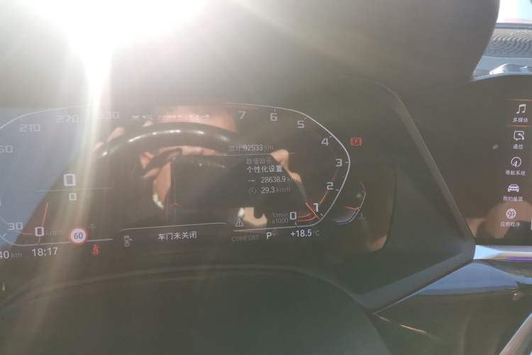 Used BMW X5  Odometer Close Up