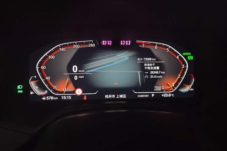 Used BMW X5 2021 xDrive40i Luxury Model with M Sport Package Instrument Cluster