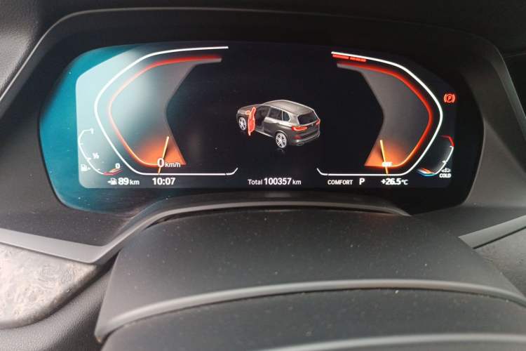 Used BMW X5 2021 Restyled xDrive30i M Sport Package Odometer Close Up