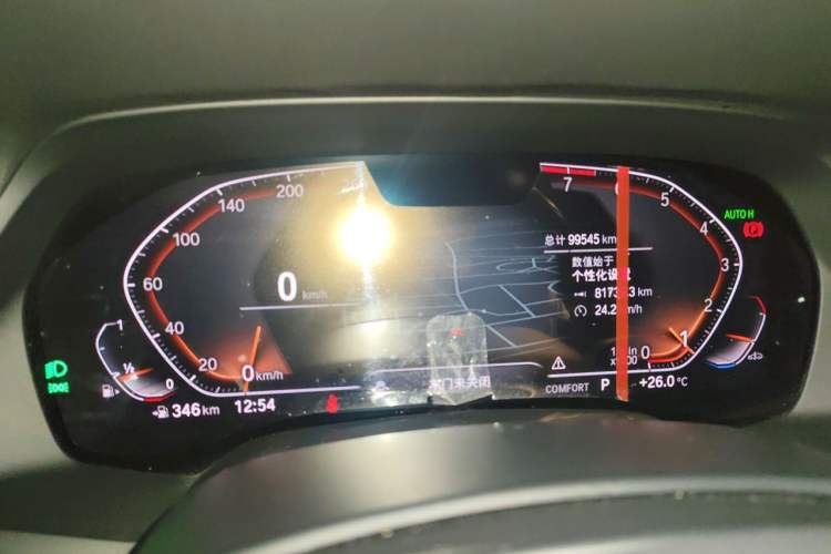Used BMW X5 2021 Restyled xDrive40i M Sport Package Odometer Close Up