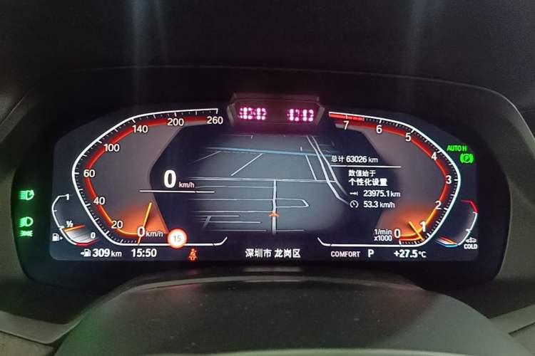 Used BMW X5 2021 xDrive40i Luxury Model with M Sport Package Instrument Cluster