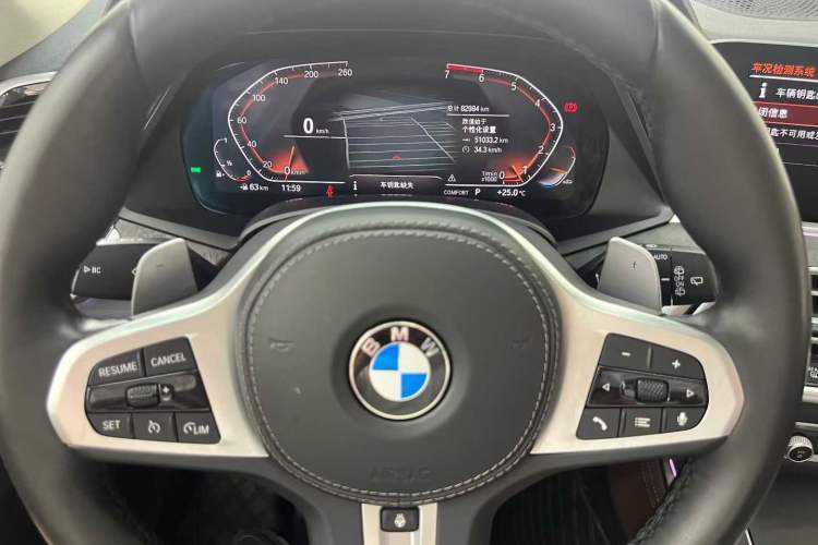 Used BMW X5 2021 xDrive30i M Sport Package Odometer Close Up