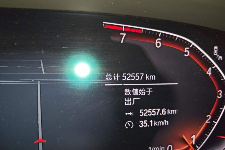 Used BMW X5 2022 xDrive 30Li Luxury M Sport Package Odometer Close Up